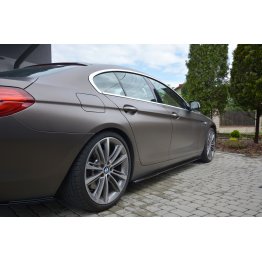 Накладки сплиттеры на пороги на BMW 6 F06 Gran Coupe